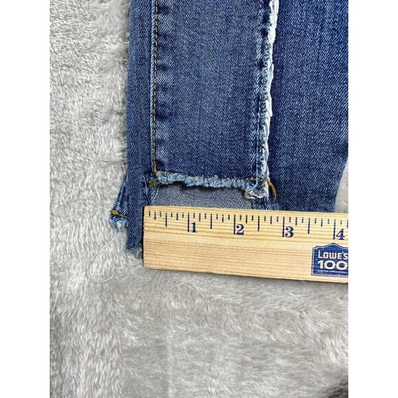 Zara Basic Z1975 Denim Skinny Jeans with Raw Hem Women's Size 6/28 - Picture 7 of 14